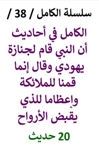 تحميل كتاب الكامل في احاديث قام النبي لجنازة يهودي وقال إنما قمنا للملائكة PDF عامر الحسيني مجانا