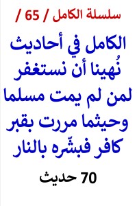تحميل كتاب الكامل في احاديث نُهينا أن نستغفر لمن لم يمت مسلما PDF عامر الحسيني مجانا