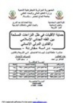 تحميل كتاب حماية الأقليات في ظل النزاعات المسلحة بين الفقه الجنائي والإسلامي والقانون الدولي الإنساني دراسة مقارنة PDF مجانا