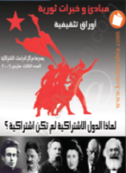 تحميل كتاب مبادئ وخبرات ثورية ـ العدد (3) لماذا الدول الإشتراكية لم تكن إشتراكية؟ PDF مجانا
