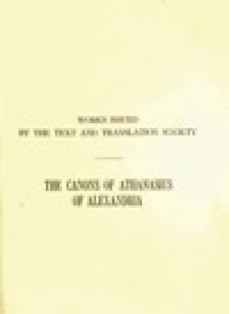 تحميل كتاب قوانين القديس اتناسيوس الرسولي THE CANONS OF ATHANASIUSOF ALEXANDRIA PDF مجانا